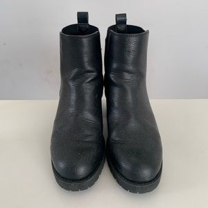 MIA Faux Leather Heeled Boots